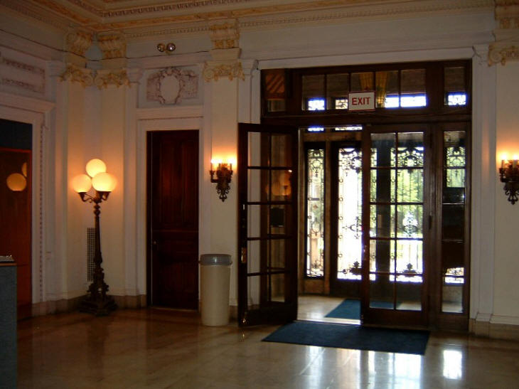 Entry to Corinthian Hall