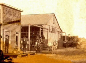 Long Bell Lumber Company, Altus, Oklahoma - Circa 1880