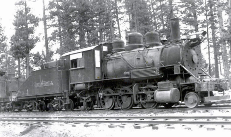 The Train That was Operated on the Sibley, Lake Bistineau & Southern Railroad.