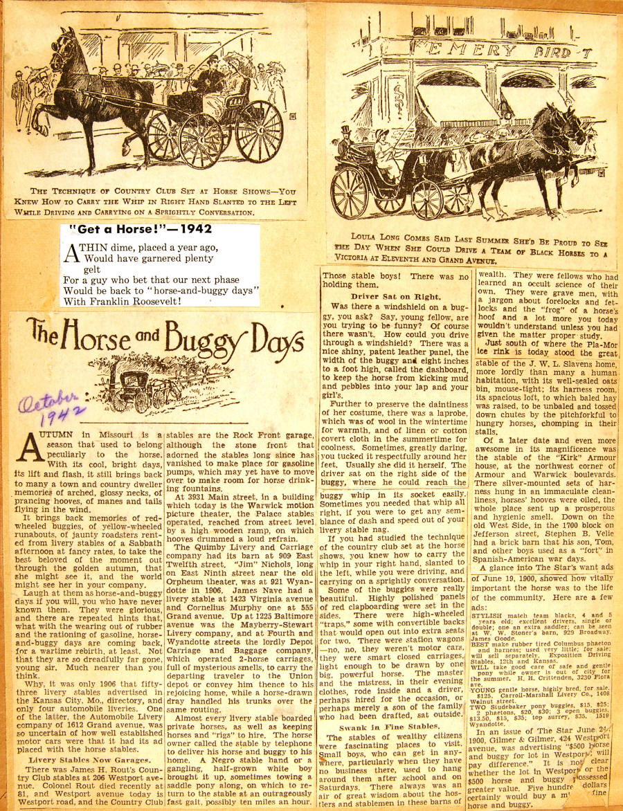 Horse and Buggy 1942